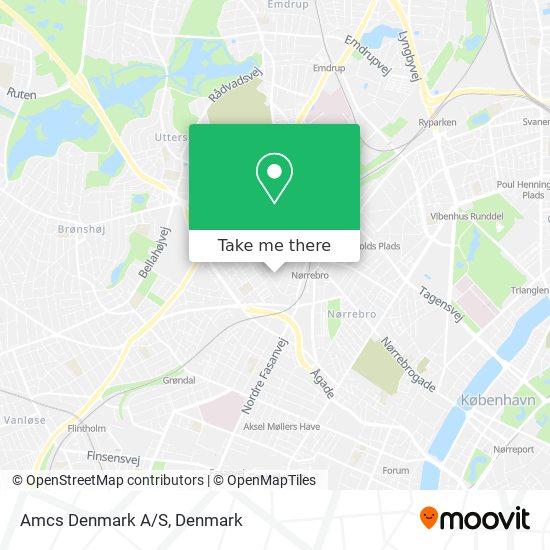 Amcs Denmark A/S map