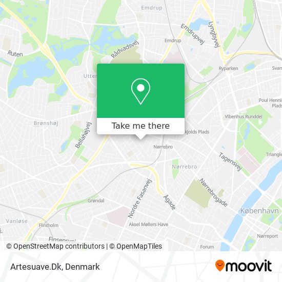 Artesuave.Dk map