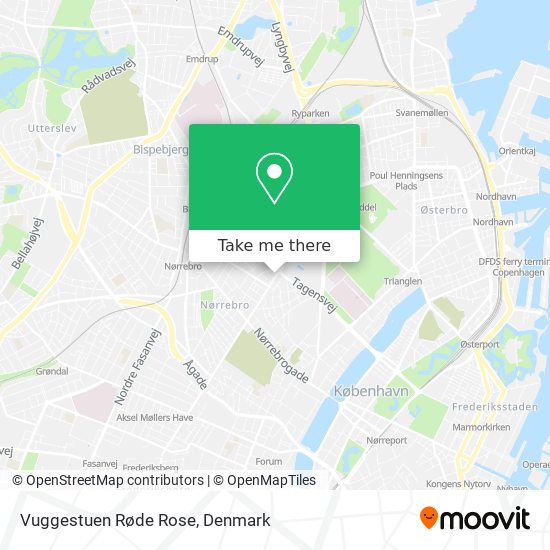 Vuggestuen Røde Rose map