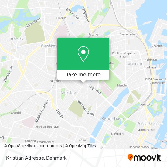 Kristian Adresse map