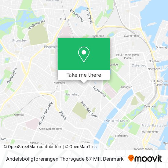 Andelsboligforeningen Thorsgade 87 Mfl map