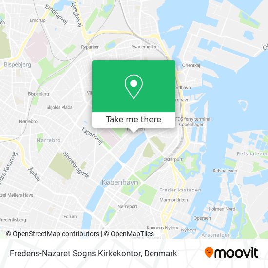 Fredens-Nazaret Sogns Kirkekontor map