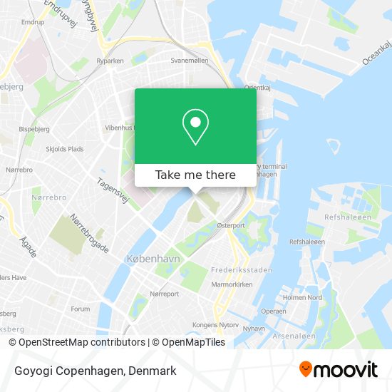 Goyogi Copenhagen map