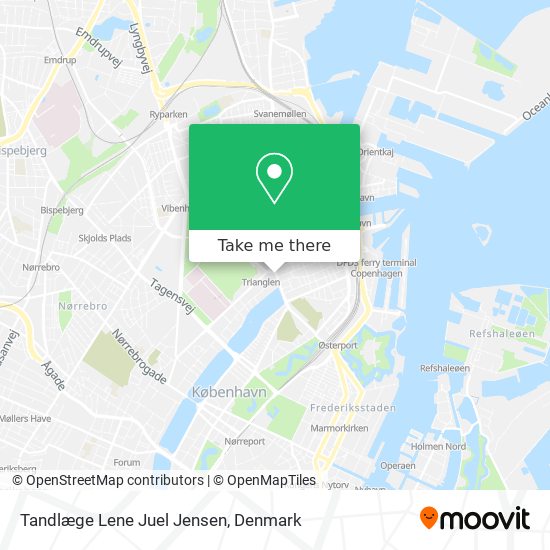 Tandlæge Lene Juel Jensen map