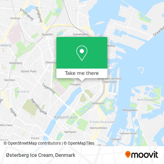 Østerberg Ice Cream map