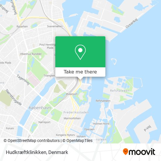 Hudkræftklinikken map
