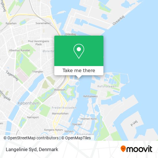 Langelinie Syd map