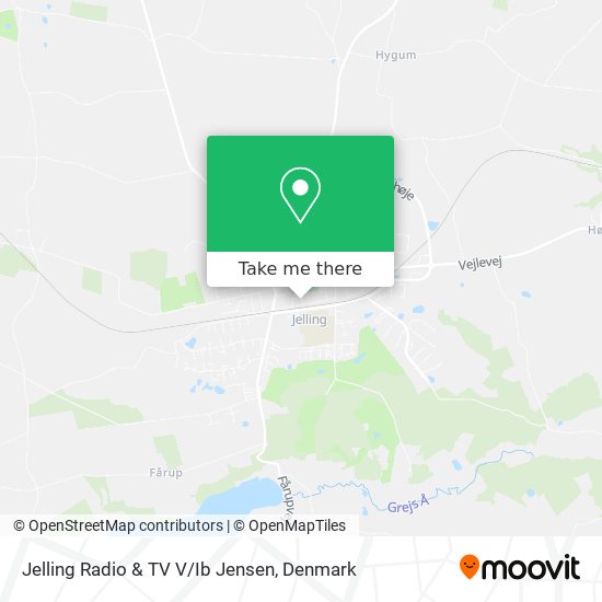 Jelling Radio & TV V/Ib Jensen map