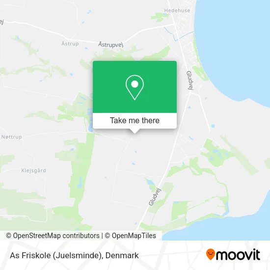 As Friskole (Juelsminde) map