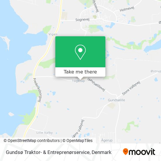 Gundsø Traktor- & Entreprenørservice map