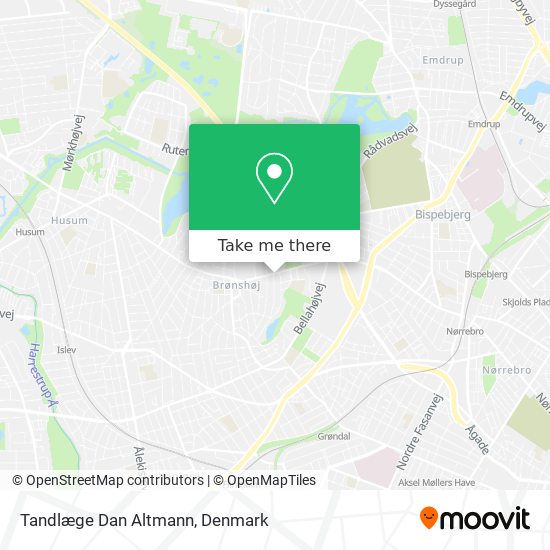 Tandlæge Dan Altmann map