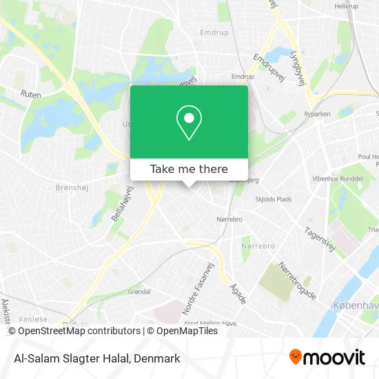 Al-Salam Slagter Halal map
