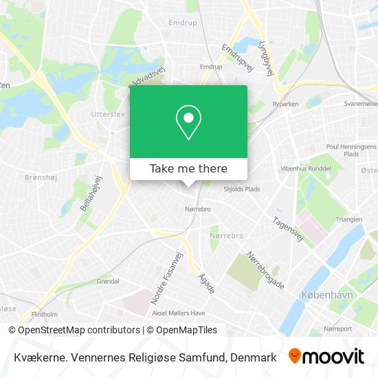 Kvækerne. Vennernes Religiøse Samfund map