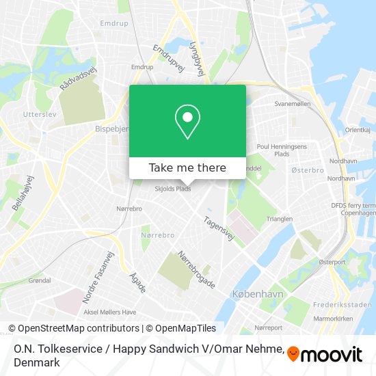O.N. Tolkeservice / Happy Sandwich V / Omar Nehme map