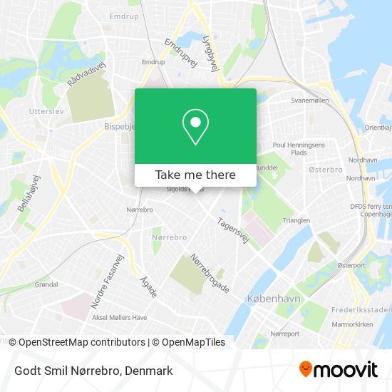 Godt Smil Nørrebro map