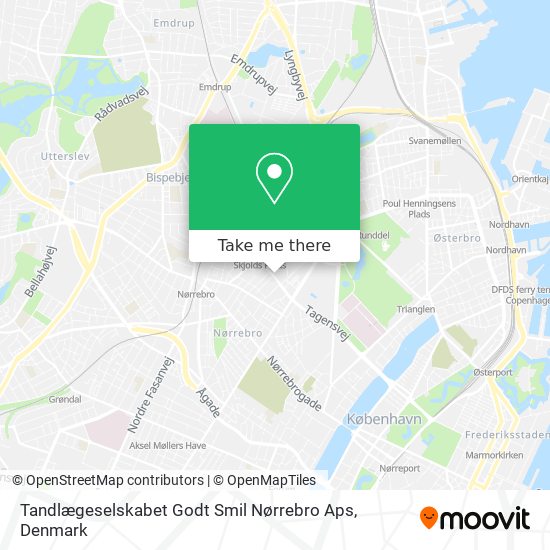 Tandlægeselskabet Godt Smil Nørrebro Aps map