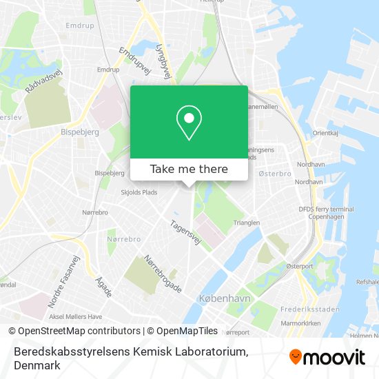 Beredskabsstyrelsens Kemisk Laboratorium map