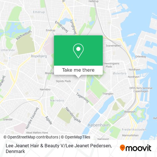 Lee Jeanet Hair & Beauty V / Lee Jeanet Pedersen map