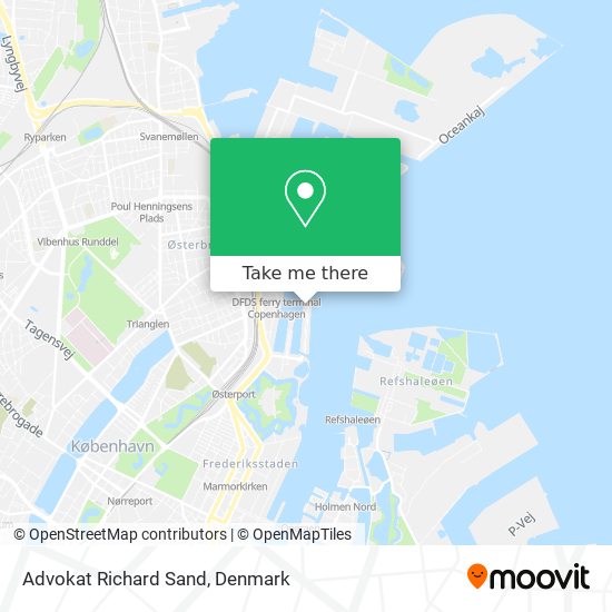 Advokat Richard Sand map