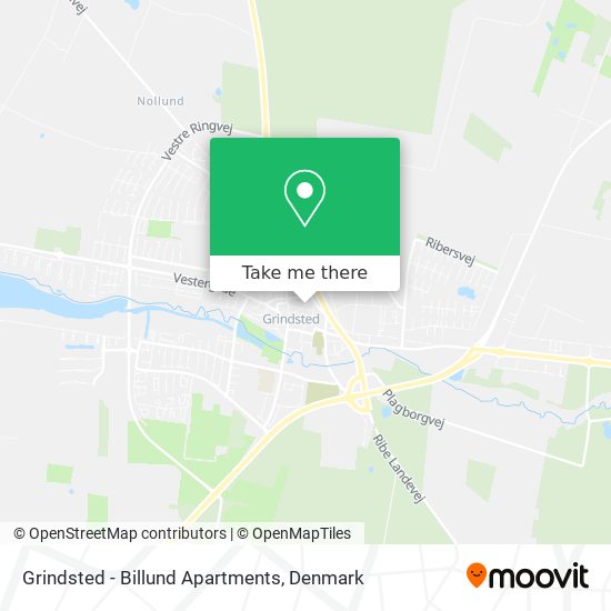 Grindsted - Billund Apartments map