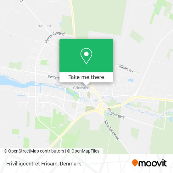 Frivilligcentret Frisam map