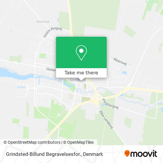 Grindsted-Billund Begravelsesfor. map