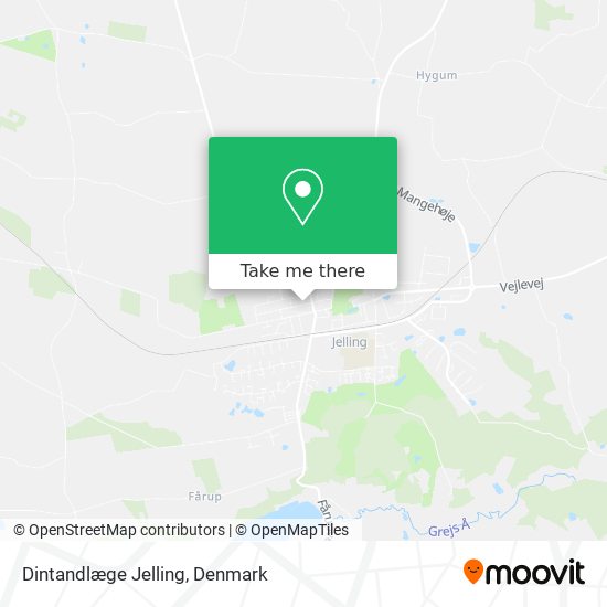 Dintandlæge Jelling map