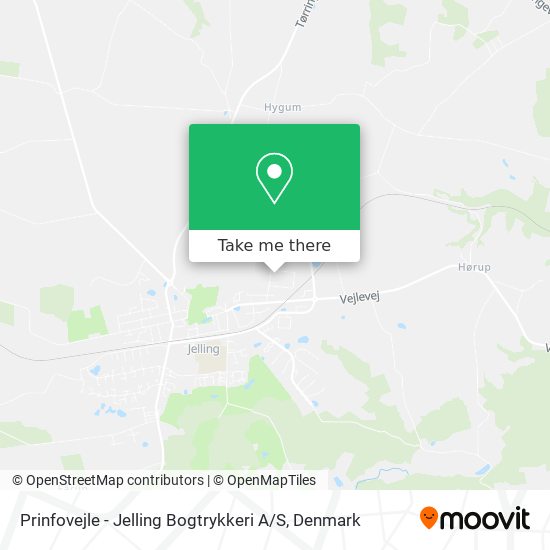 Prinfovejle - Jelling Bogtrykkeri A / S map