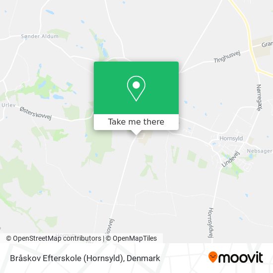 Bråskov Efterskole (Hornsyld) map