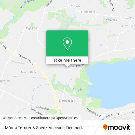 Mårsø Tømrer & Snedkerservice map
