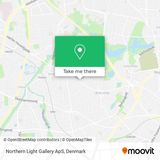 Northern Light Gallery ApS map