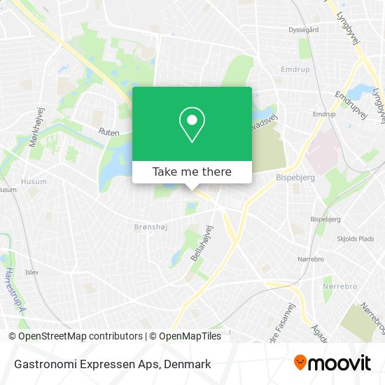 Gastronomi Expressen Aps map