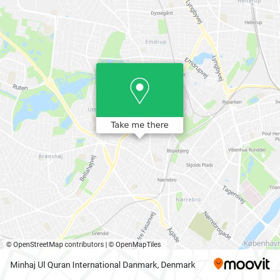 Minhaj Ul Quran International Danmark map