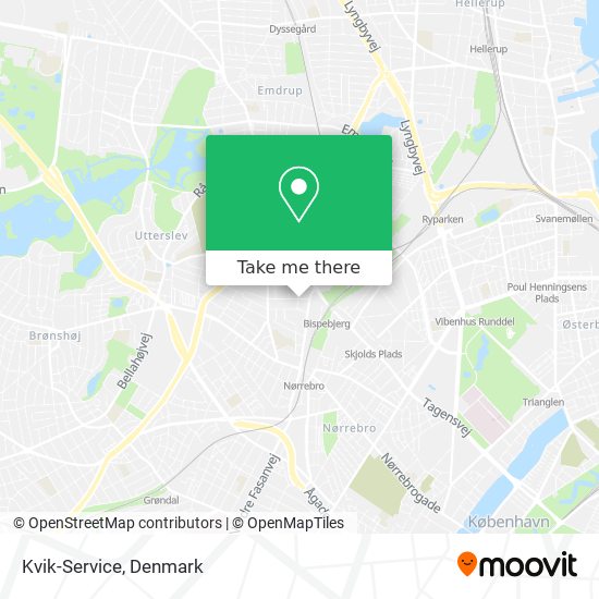 Kvik-Service map
