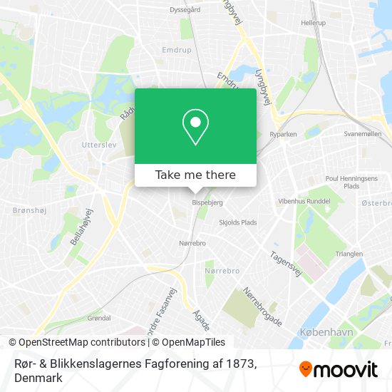 Rør- & Blikkenslagernes Fagforening af 1873 map