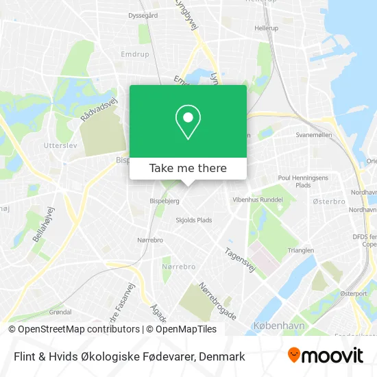 Flint & Hvids Økologiske Fødevarer map