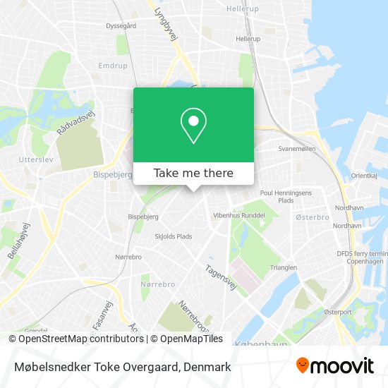 Møbelsnedker Toke Overgaard map