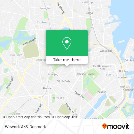 Wework A/S map