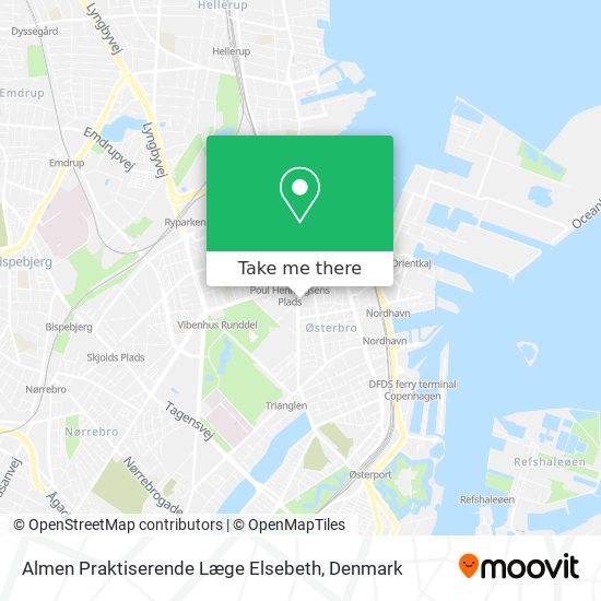 Almen Praktiserende Læge Elsebeth map