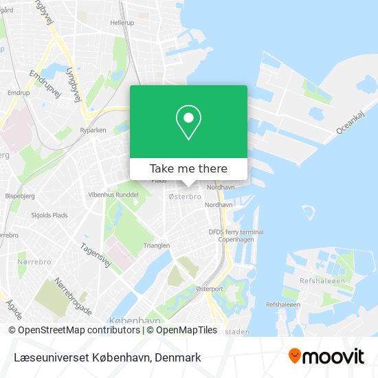 Læseuniverset København map