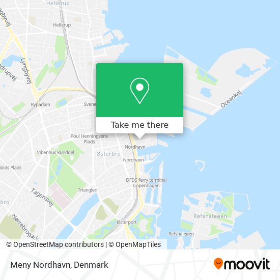 Meny Nordhavn map