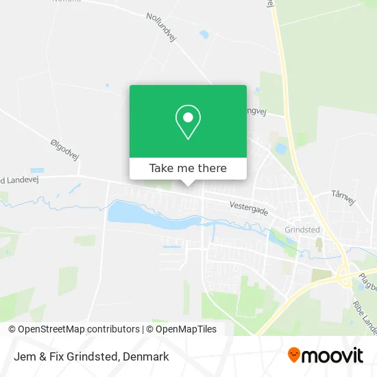 Jem & Fix Grindsted map