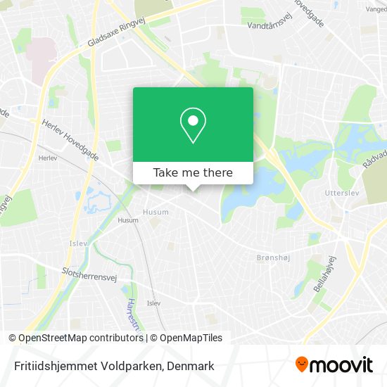 Fritiidshjemmet Voldparken map