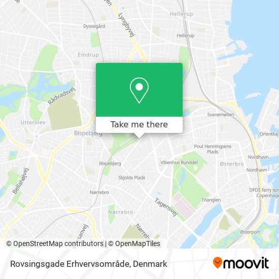 Rovsingsgade Erhvervsområde map