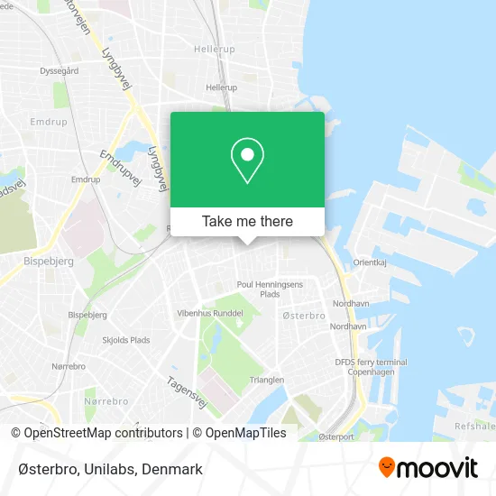 Østerbro, Unilabs map