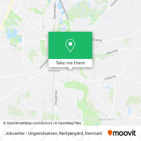 Jobcenter - Ungeindsatsen, Rørkjærgård map