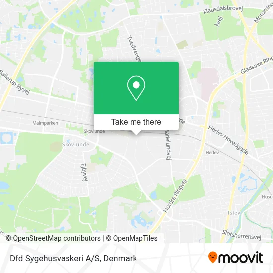 Dfd Sygehusvaskeri A/S map