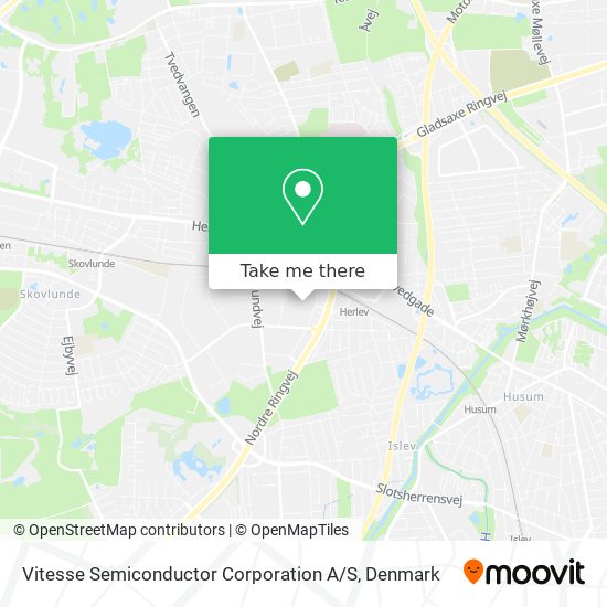 Vitesse Semiconductor Corporation A / S map