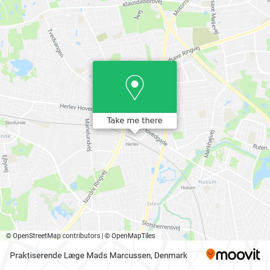 Praktiserende Læge Mads Marcussen map