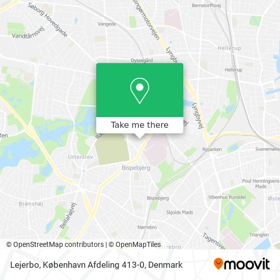 Lejerbo, København Afdeling 413-0 map